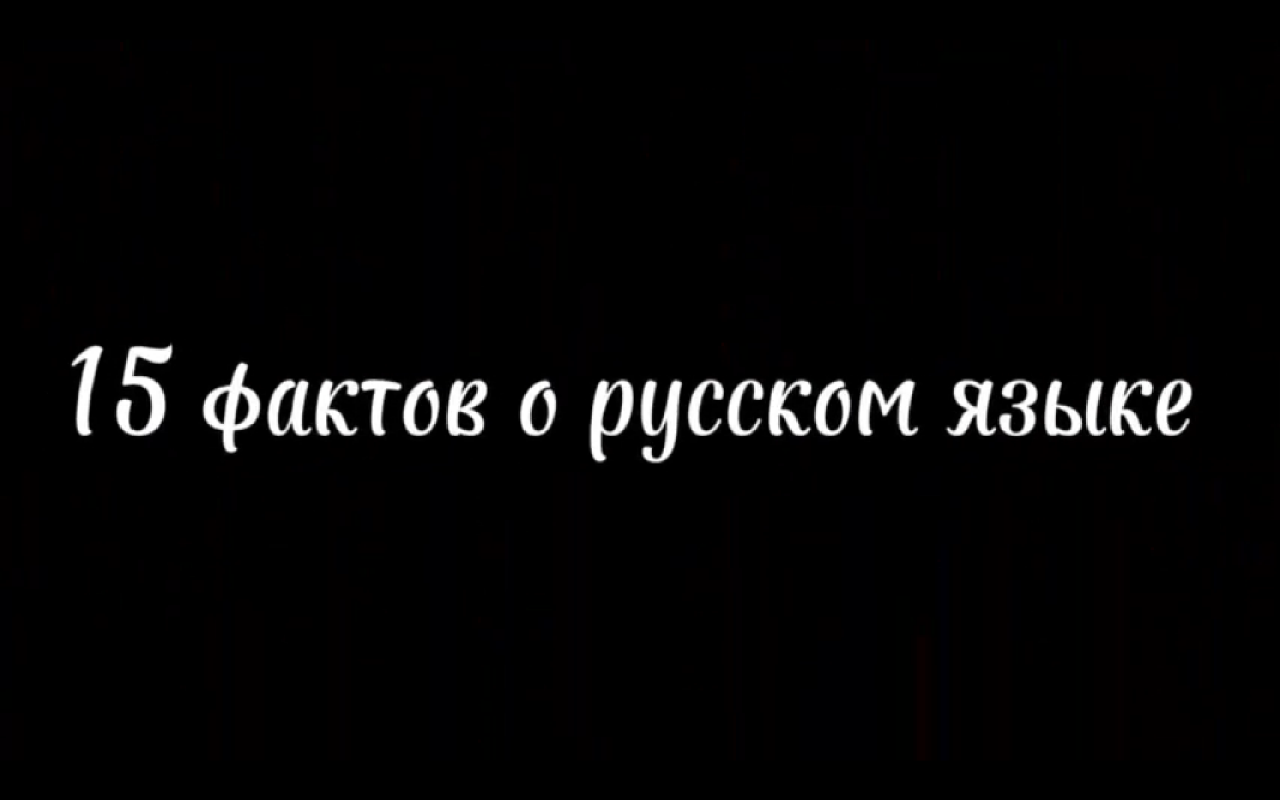 Русский язык: богатство истории и современности